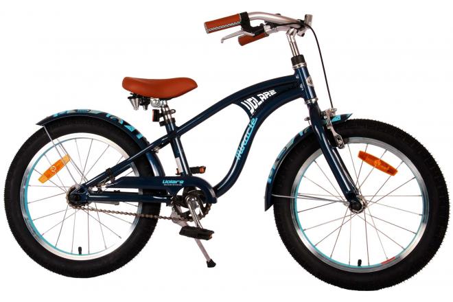 Volare Miracle Cruiser Kinderfahrrad - Jungen - 18 Zoll - Blau Matt - Prime Collection