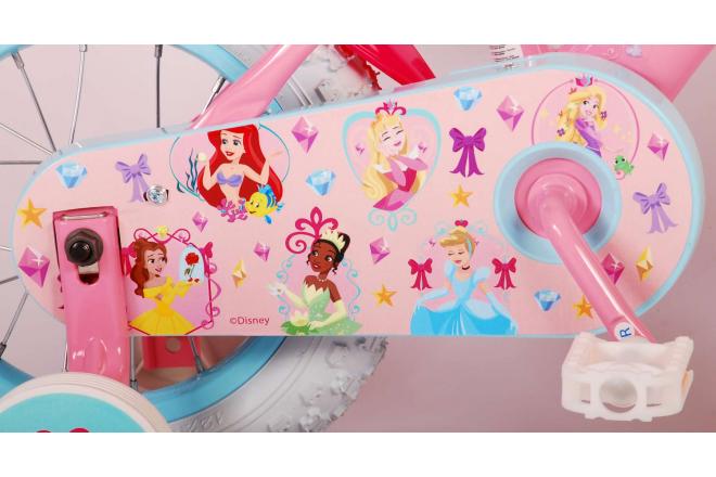 Disney Princess Kinderfahrrad - Mädchen - 12 Zoll - Pink - Puppensitz
