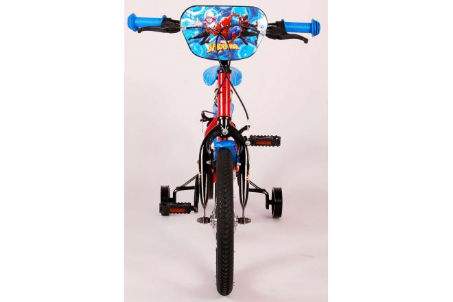 Ultimative Spider-Man Kidsbike - Jungen - 16 Zoll - blau rot - zwei Handbremsen