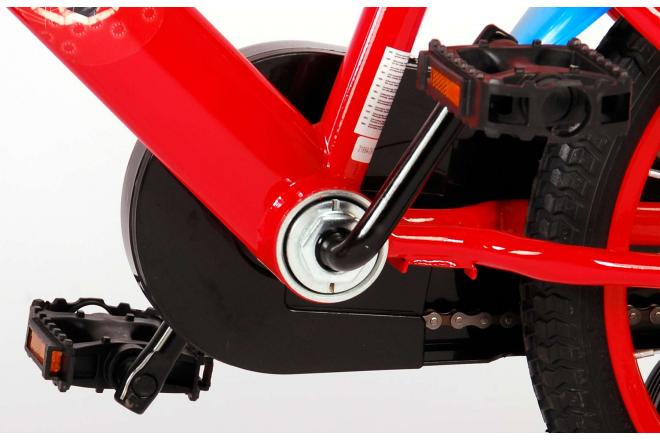 Ultimative Spider-Man Kidsbike - Jungen - 16 Zoll - blau rot - zwei Handbremsen