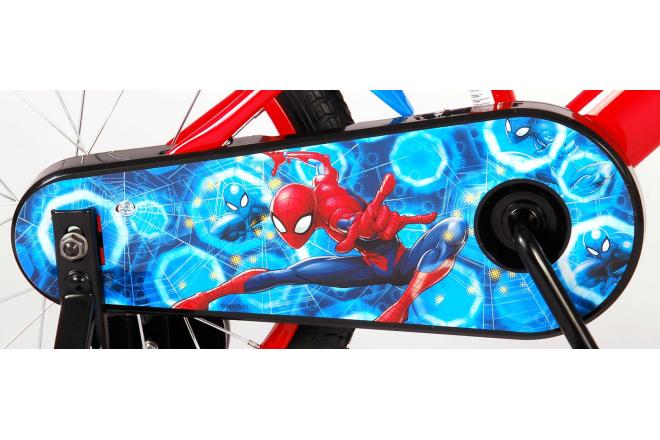 Ultimative Spider-Man Kidsbike - Jungen - 16 Zoll - blau rot - zwei Handbremsen