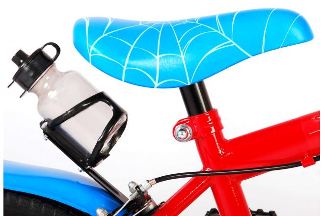 Ultimative Spider-Man Kidsbike - Jungen - 16 Zoll - blau rot - zwei Handbremsen