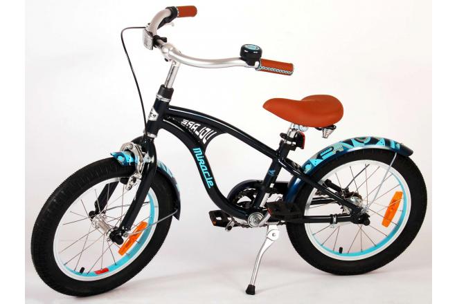 Volare Miracle Cruiser Kinderfahrrad - Jungen - 16 Zoll - Matte Blau - Prime Collection