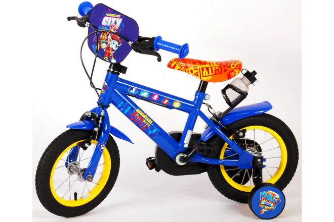 Paw Patrol Kinder Fahrrad - Jungen - 12 Zoll - Blau - Zwei handbremsen