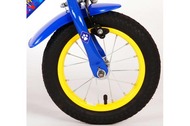 Paw Patrol Kinder Fahrrad - Jungen - 12 Zoll - Blau - Zwei handbremsen