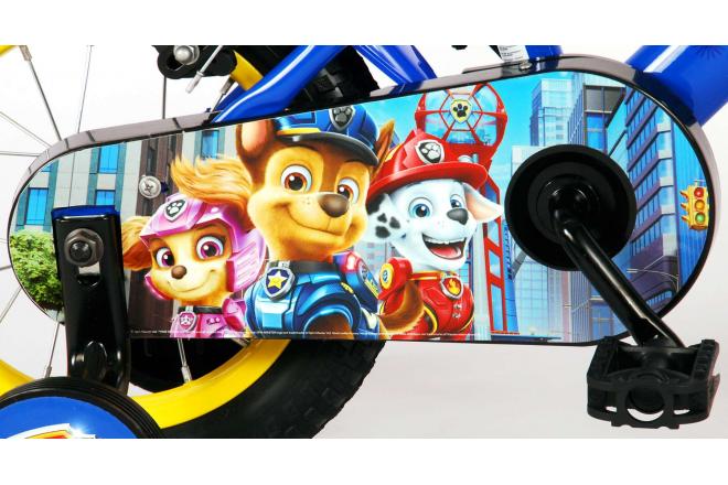 Paw Patrol Kinder Fahrrad - Jungen - 12 Zoll - Blau - Zwei handbremsen