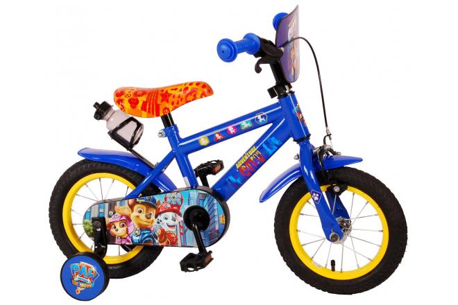 Paw Patrol Kinder Fahrrad - Jungen - 12 Zoll - Blau - Zwei handbremsen