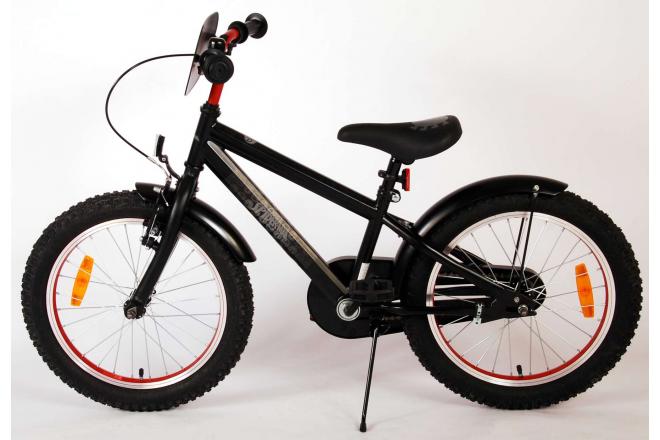 Spider-Man Kinderfahrrad - Jungen - 18 Zoll - Mattschwarz