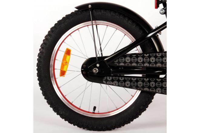 Spider-Man Kinderfahrrad - Jungen - 18 Zoll - Mattschwarz