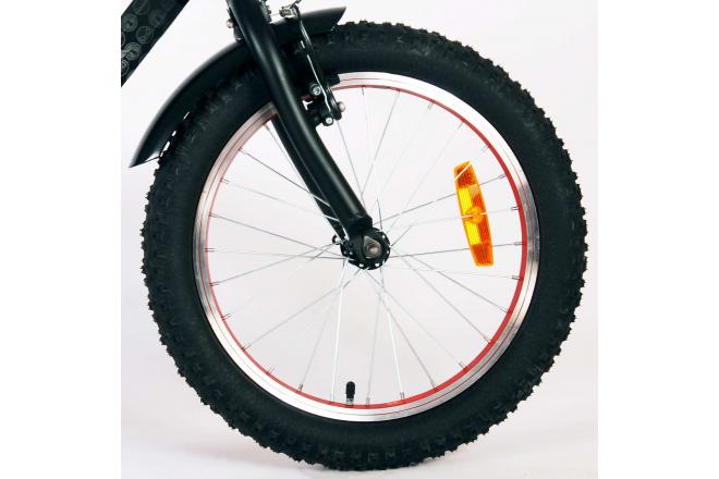 Spider-Man Kinderfahrrad - Jungen - 18 Zoll - Mattschwarz