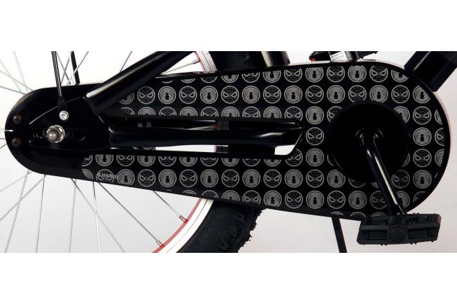 Spider-Man Kinderfahrrad - Jungen - 18 Zoll - Mattschwarz