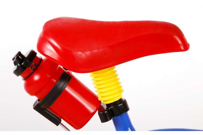 Disney Mickey Kinderfahrrad - Jungen und Mädchen - 12 Zoll - Rot Blau
