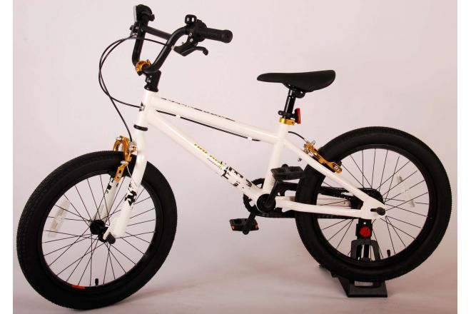 Volare Cool Rider Kinderfahrrad - Jungen - 18 Zoll - Weiß - zwei Handbremsen - 95% zusammengebaut - Prime Collection