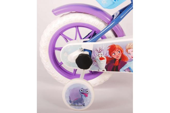 Disney Eiskönigin Kinderfahrrad - Mädchen - 12 Zoll - blue - Vorwärts- und Rückwärtspedalsystem