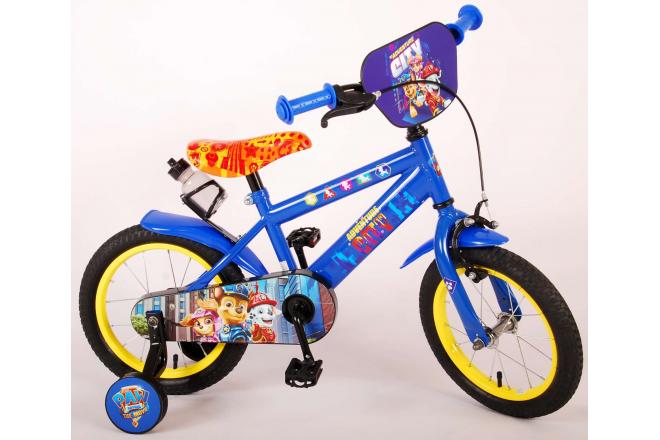Paw Patrol Kinderfahrrad - Jungen - 14 Zoll - Rot Blau