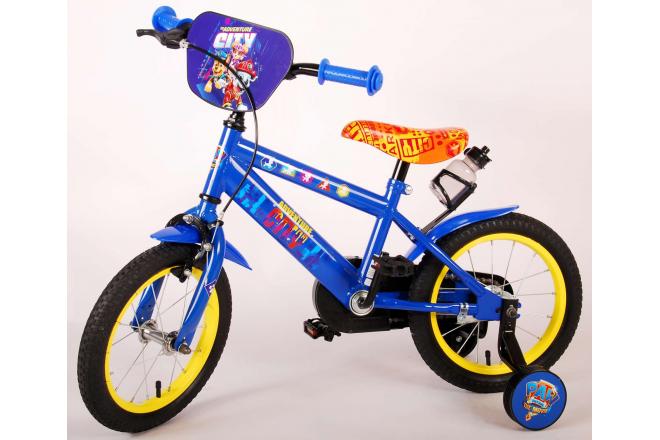 Paw Patrol Kinderfahrrad - Jungen - 14 Zoll - Rot Blau