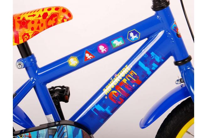 Paw Patrol Kinderfahrrad - Jungen - 14 Zoll - Rot Blau