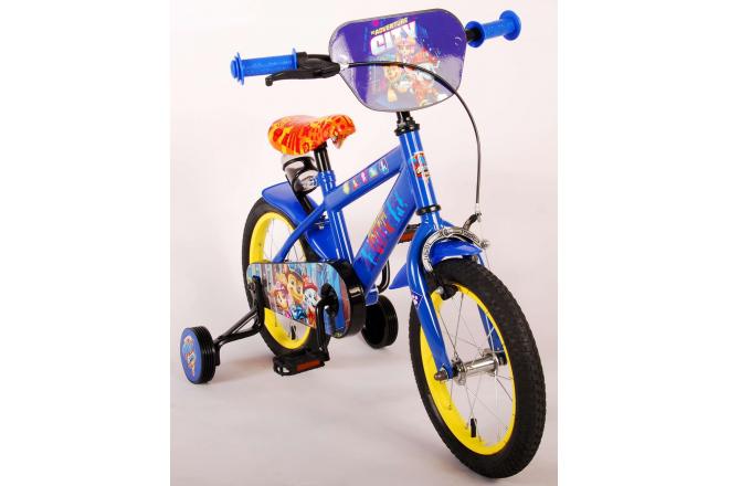 Paw Patrol Kinderfahrrad - Jungen - 14 Zoll - Rot Blau