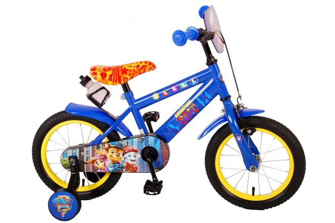 Paw Patrol Kinderfahrrad - Jungen - 14 Zoll - Rot Blau