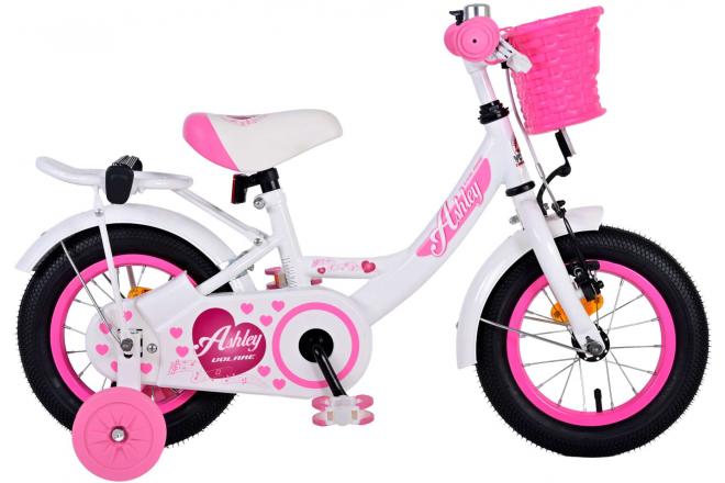 Volare Ashley Kinderfahrrad - Mädchen - 12 Zoll - Weiß