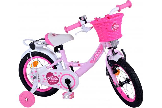 Volare Ashley Kinderfahrrad - Mädchen - 14 Zoll - Rosa