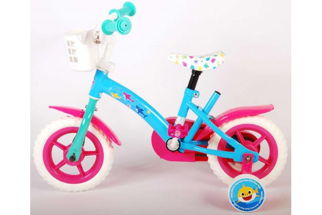 Ocean Kinderfahrrad - Unisex - 10 Zoll - Rosa Blau - Fester Gang