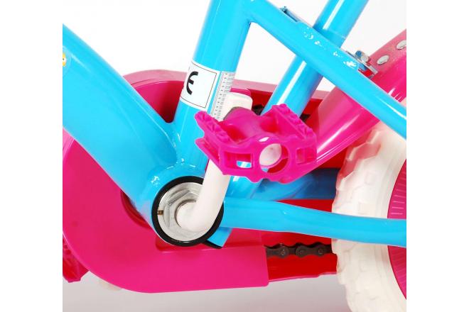 Ocean Kinderfahrrad - Unisex - 10 Zoll - Rosa Blau - Fester Gang