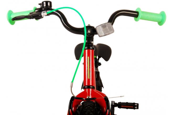 Volare Rocky Kinderfahrrad - Jungen - 12 Zoll - Rot