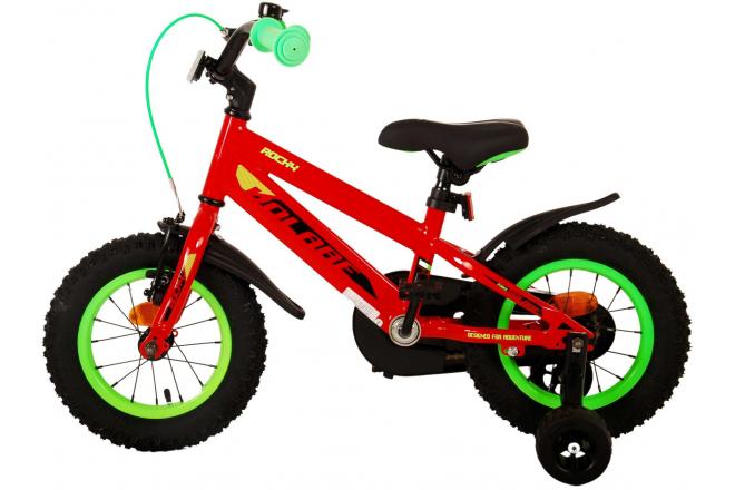 Volare Rocky Kinderfahrrad - Jungen - 12 Zoll - Rot