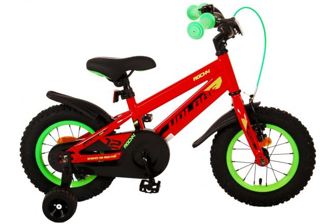 Volare Rocky Kinderfahrrad - Jungen - 12 Zoll - Rot