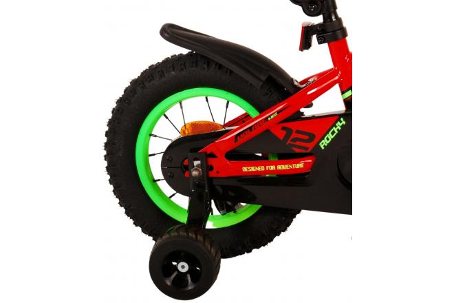 Volare Rocky Kinderfahrrad - Jungen - 12 Zoll - Rot