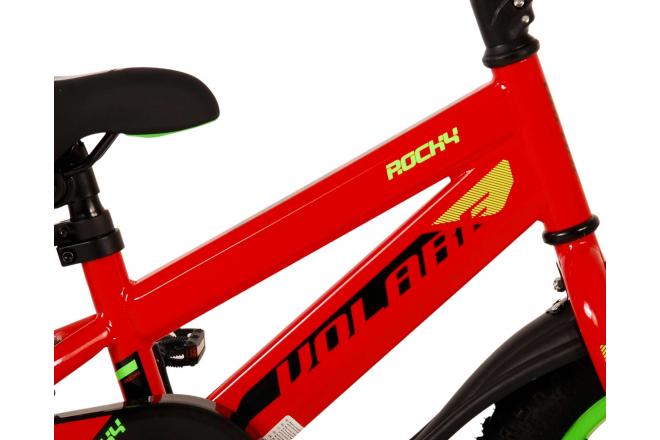 Volare Rocky Kinderfahrrad - Jungen - 12 Zoll - Rot