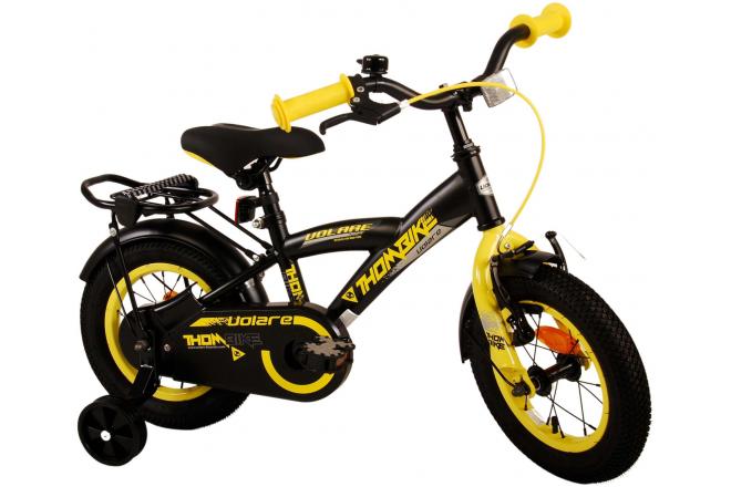 Volare Thombike Kinderfahrrad - Jungen - 12 Zoll - Schwarz Gelb