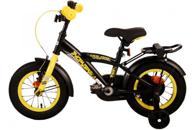 Volare Thombike Kinderfahrrad - Jungen - 12 Zoll - Schwarz Gelb