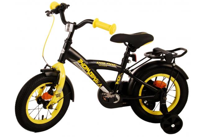 Volare Thombike Kinderfahrrad - Jungen - 12 Zoll - Schwarz Gelb