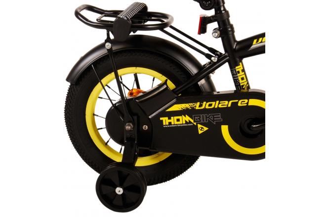 Volare Thombike Kinderfahrrad - Jungen - 12 Zoll - Schwarz Gelb