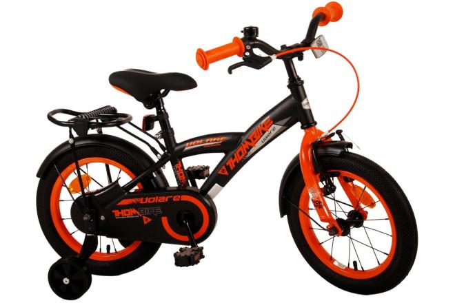 Volare Thombike Kinderfahrrad - Jungen - 14 Zoll - Schwarz Orange