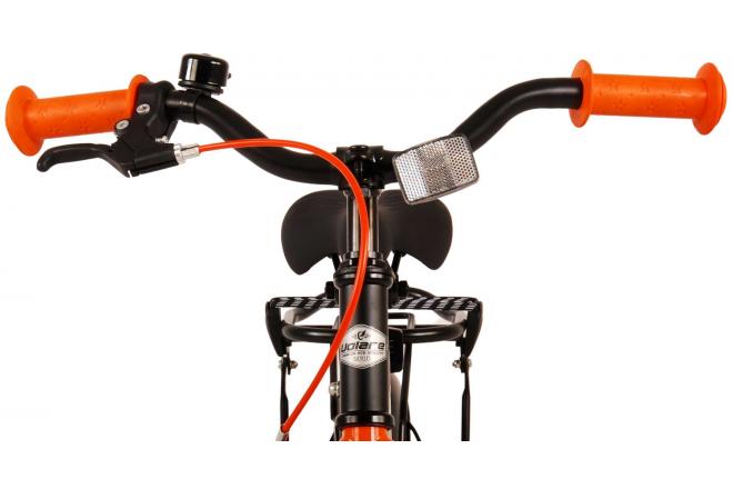 Volare Thombike Kinderfahrrad - Jungen - 14 Zoll - Schwarz Orange