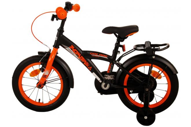 Volare Thombike Kinderfahrrad - Jungen - 14 Zoll - Schwarz Orange