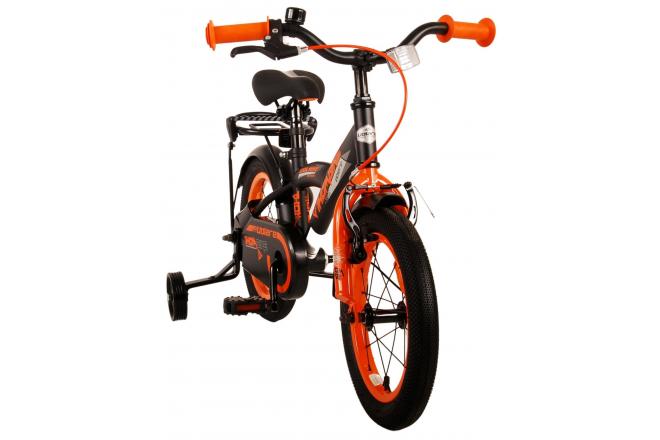 Volare Thombike Kinderfahrrad - Jungen - 14 Zoll - Schwarz Orange