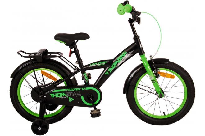 Volare Thombike Kinderfahrrad - Jungen - 16 Zoll - Schwarz Grün