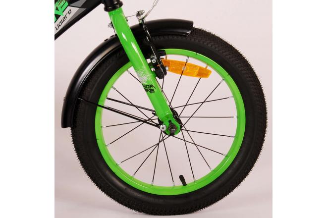 Volare Thombike Kinderfahrrad - Jungen - 16 Zoll - Schwarz Grün