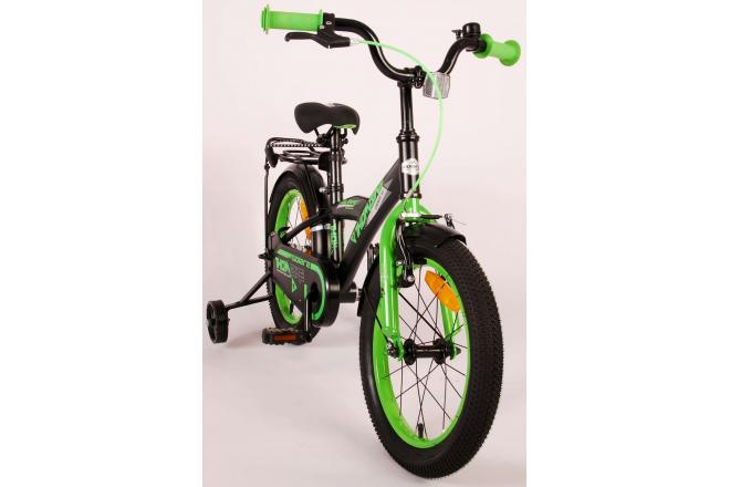 Volare Thombike Kinderfahrrad - Jungen - 16 Zoll - Schwarz Grün