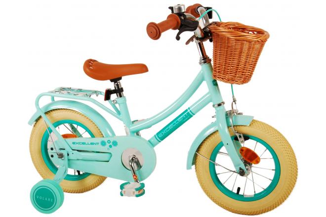 Volare Excellent Kinderfahrrad - Mädchen - 12 Zoll - Grün