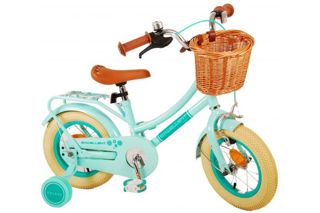 Volare Excellent Kinderfahrrad - Mädchen - 12 Zoll - Grün