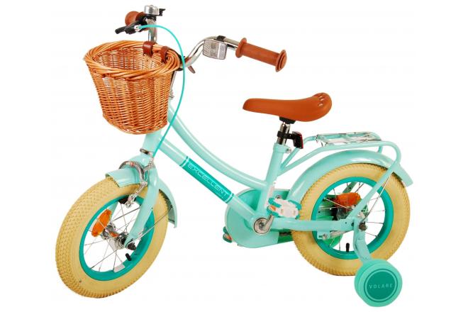 Volare Excellent Kinderfahrrad - Mädchen - 12 Zoll - Grün