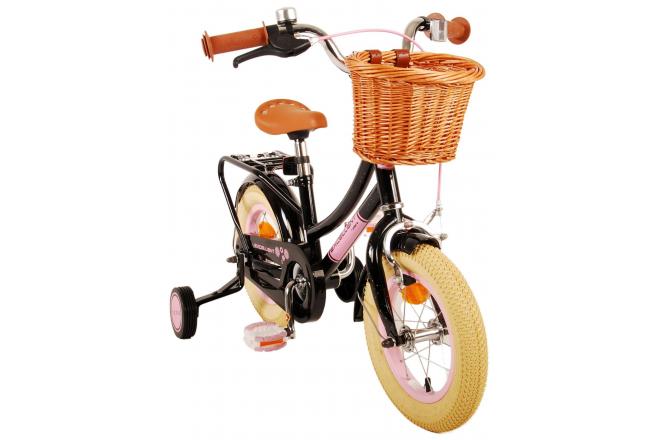 Volare Excellent Kinderfahrrad - Mädchen - 12 Zoll - Schwarz