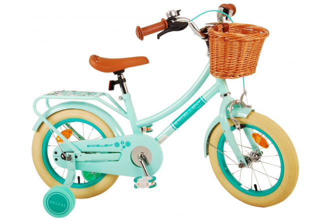 Volare Excellent Kinderfahrrad - Mädchen - 14 Zoll - Grün