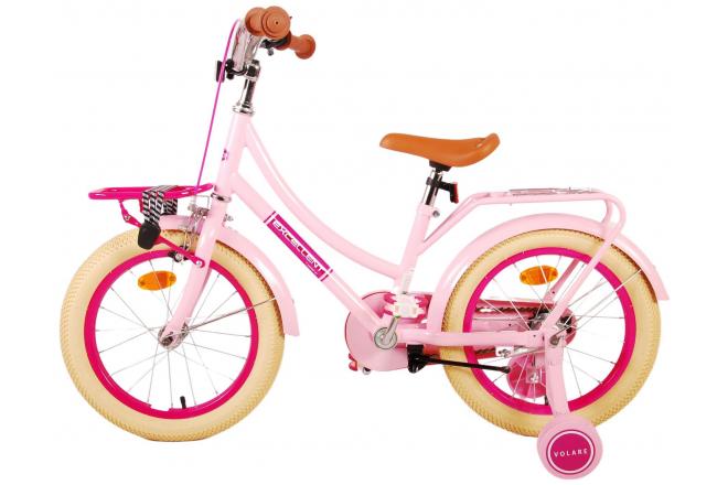 Volare Excellent Kinderfahrrad - Mädchen - 16 Zoll - Rosa - 95% montiert