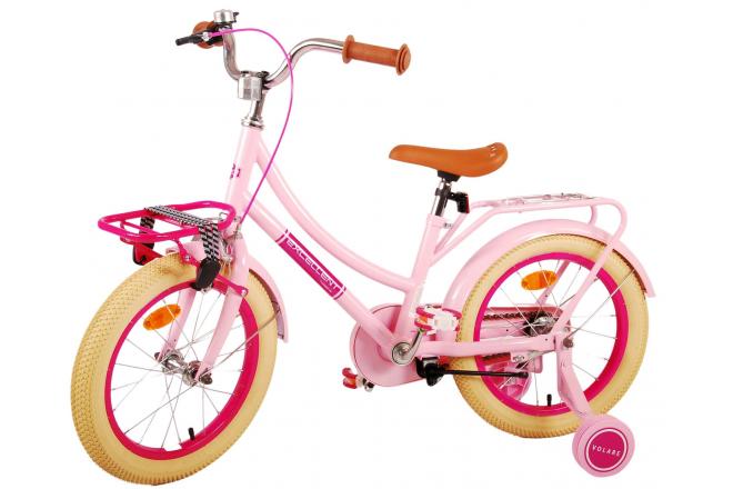 Volare Excellent Kinderfahrrad - Mädchen - 16 Zoll - Rosa - 95% montiert